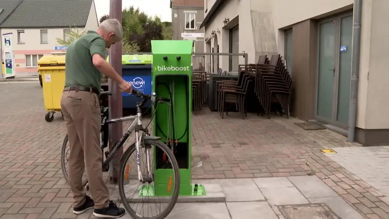 NMBS plaatst fietsherstelzuil aan station van Landen