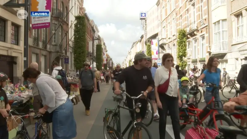 16de editie van Autovrije Zondag in Leuven: "We moesten dat eigenlijk meerdere keren per jaar doen, vind ik"