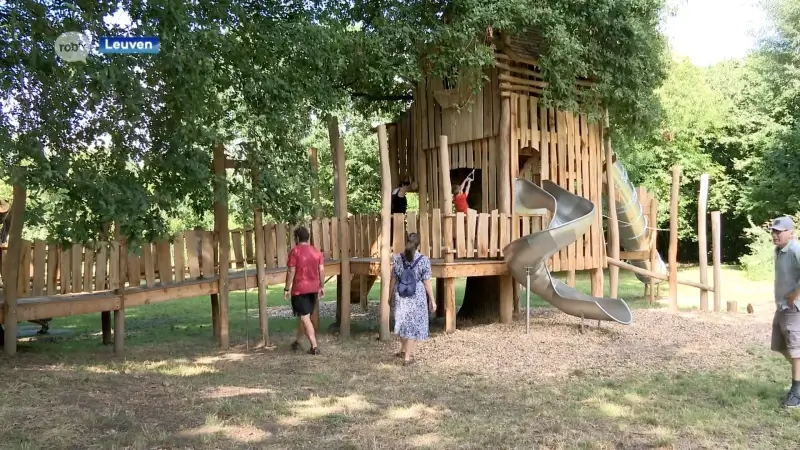 Kinderen met een beperking kunnen spelen in nieuwe, inclusieve boomhut in Wilsele