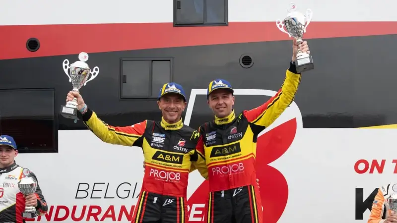 Bert en Stienes Longin winnen voorlaatste manche van Belcar Endurance Championship in Frankrijk