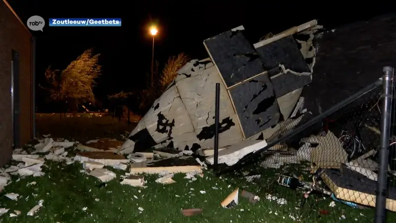 Windhoos beschadigt tientallen huizen in Geetbets en Zoutleeuw, schade loopt op tot honderdduizenden euro's: "Dit is ongezien"