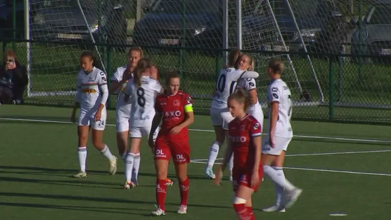 OH Leuven Women speelt perfecte tweede helft en boekt grootste zege van nog prille seizoen op Zulte Waregem (0-4)