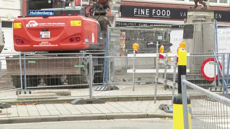 Werken in centrum van Huldenberg begonnen, eerste fase duurt drie maanden