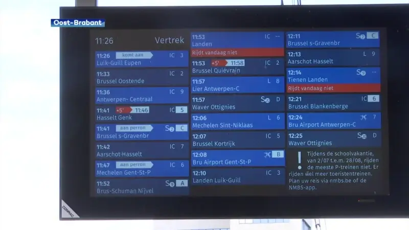 Vanaf dit weekend week lang geen treinen tussen Leuven en Landen: NMBS voorziet vervangbussen