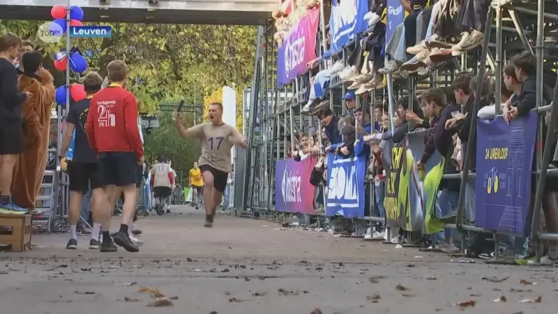 LIVE van op de 24-urenloop in Leuven: "Eén groot studentenfeest, fenomenaal"