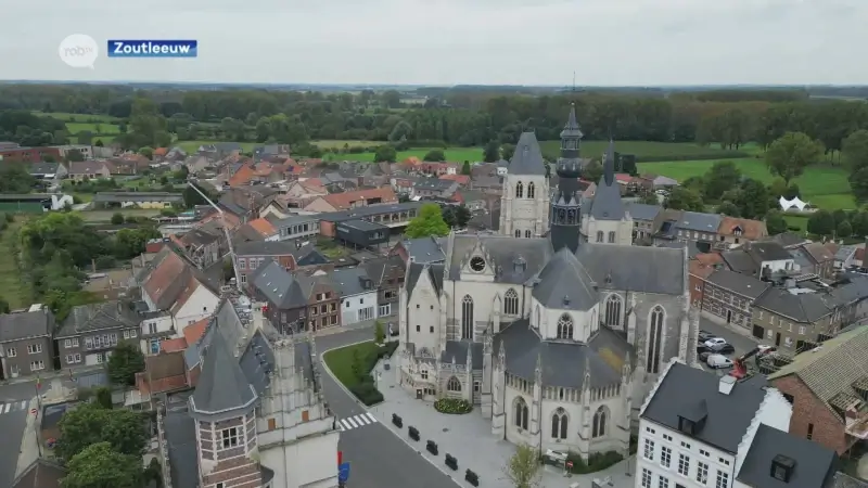 Herinrichting Grote Markt Zoutleeuw gaat tweede fase in: extra groen en nieuwe kasseien voor historisch stadhuis en Lakenhalle