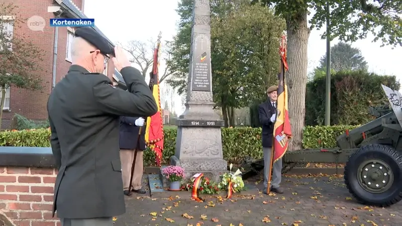 Kortenaken herdenkt Wapenstilstand met hulde en militaire voertuigen