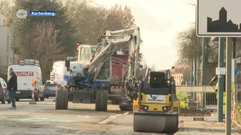 Werken aan Leuvensesteenweg in Kortenberg tijdelijk stilgelegd door bijkomende nutswerken