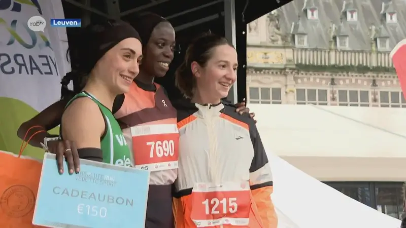 Regiogenoten boven op de Eindejaarscorrida in Leuven met onder meer Imana Truyers en Guillaume Grimard als winnaars op de 12 kilometer