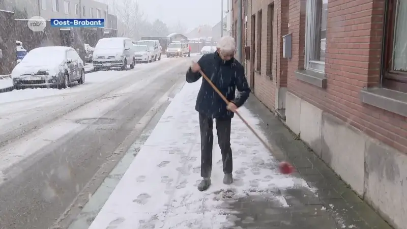 Sneeuw over de hele regio, soms tot 10 centimeter: "Het brengt mensen dichter bij elkaar"