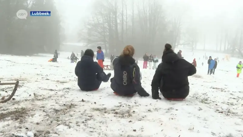 Weekend vol sneeuwpret in Pellenberg: "Sleeën, sneeuwmannen en sneeuwballengevecht!"