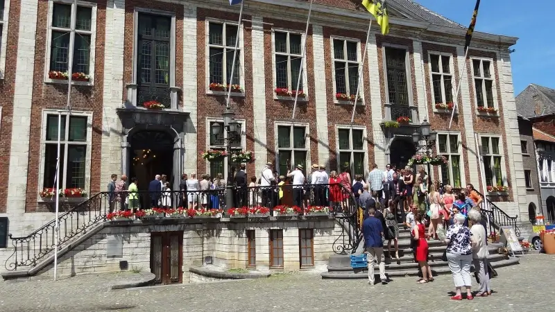 Diest werkt aan historisch gedeelte van stadhuis tussen februari en mei