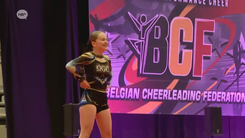 Sportoase is het decor voor BK cheerleaden: "De sport wordt steeds populairder"