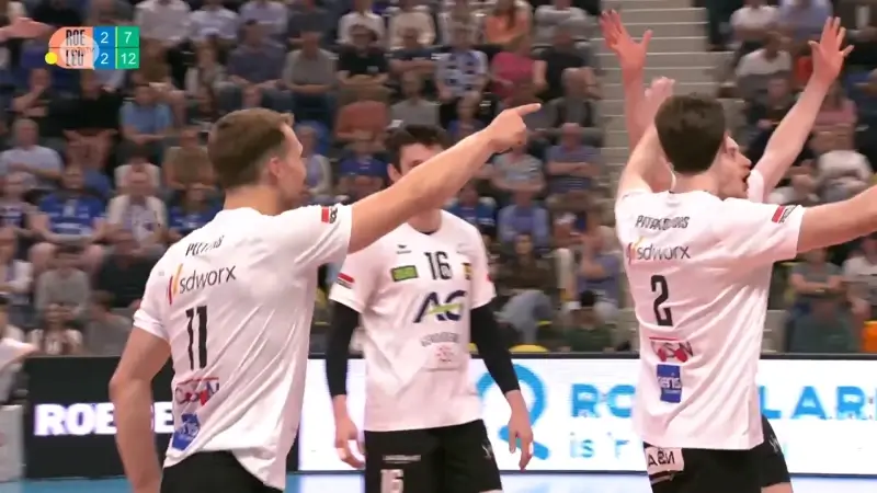 Volley Haasrode Leuven pakt uit met onwaarschijnlijke comeback op veld van Roeselare in 3de titelfinale (2-3): "Ik weet ook niet hoe we dit gedaan hebben"