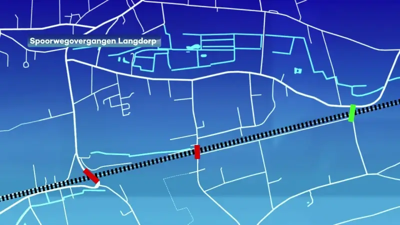 Spoorwegovergang aan Grote Meur in Langdorp vanaf 30 mei twee weken afgesloten, verkeer volgt omleiding langs Goorstraat