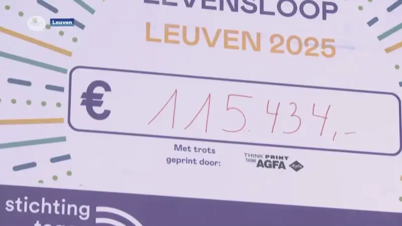 1.500 zorgen voor succesvolle Levensloop Leuven: "115.434 euro voor strijd tegen kanker"