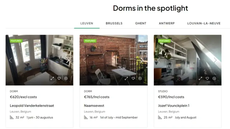 Airbnb voor studentenkoten: nieuw online platform zet lege, Leuvense koten in de kijker
