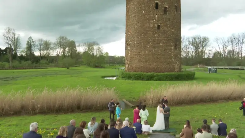 Vier op de tien huwelijken in Scherpenheuvel-Zichem aan Maagdentoren in Zichem