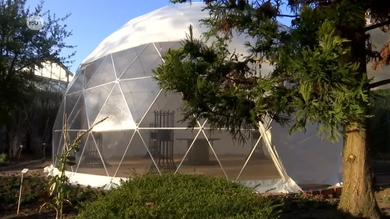 Grote tent van 200-jarig jubileum Kruidtuin krijgt nieuwe bestemming