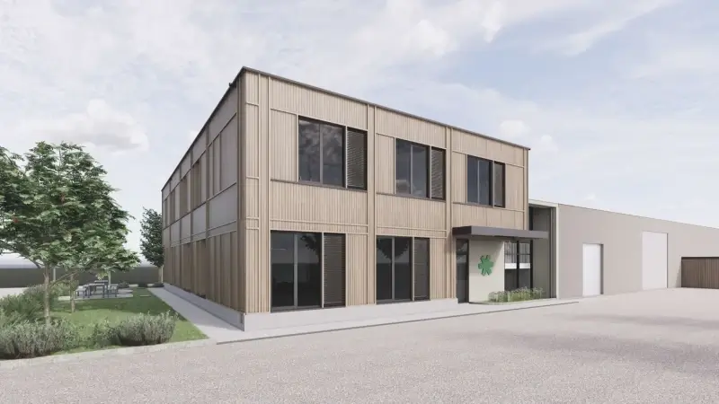 Provincie bouwt nieuw kantoorgebouw voor Praktijkpunt Landbouw in Herent