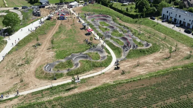 Dit weekend vindt het allereerste BK pumptrack plaats in het urban sportspark in Wilsele