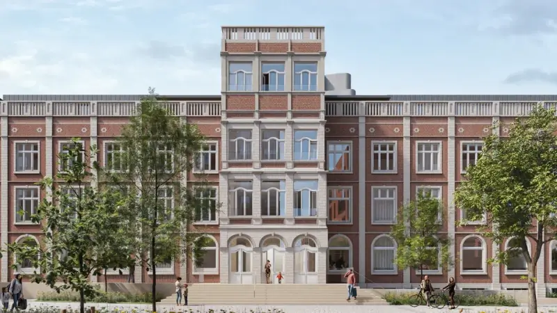 Projectontwikkelaar Resiterra vormt iconisch instituut Maisin op Hertogensite in Leuven om tot appartementen