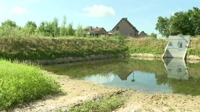 Primeur: Bedrijventerrein Keiberg-Vossem in Tervuren verzamelt en hergebruikt al het regen- en afvalwater in bufferbekken