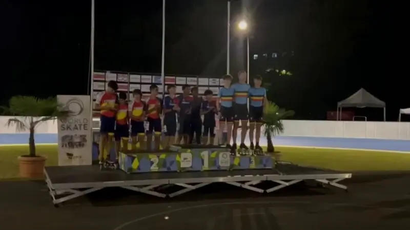 2 jonge regiogenoten pakken bronzen medaille op EK Skeeleren in Duitsland