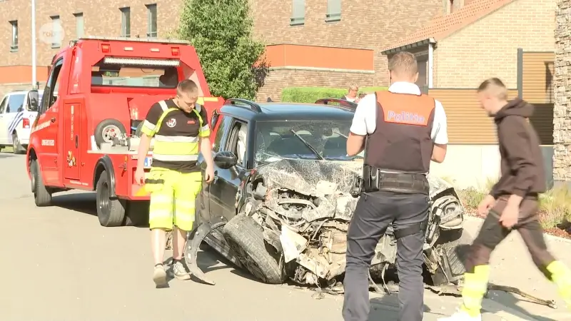 Ongeval tegen elektriciteitscabine