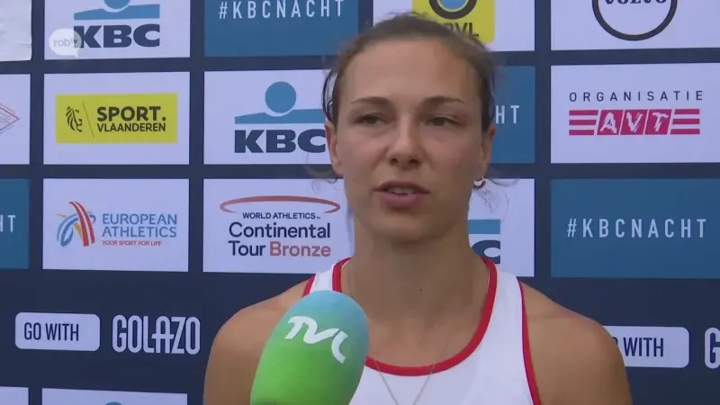 Elien Vekemans verbetert Belgisch record met een centimeter: "Alles klopt de laatste maanden"