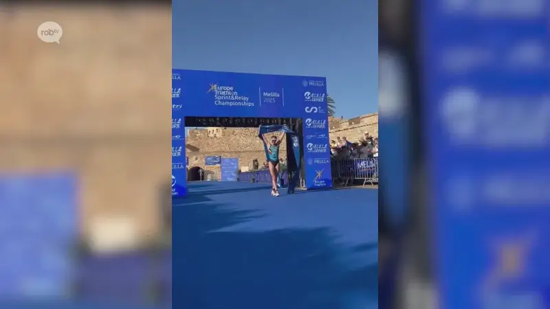 Jolien Vermeylen uit Averbode is Europees Kampioen Sprinttriatlon
