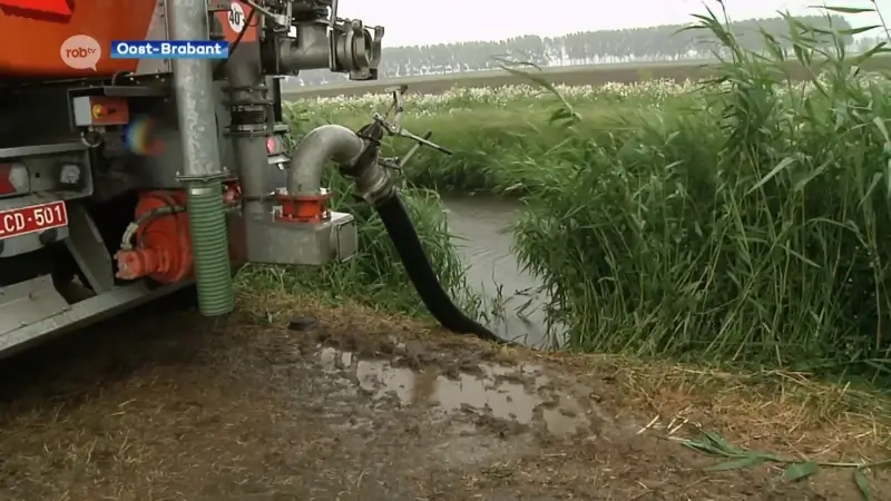 Tijdelijk onttrekkingsverbod door laag waterpeil in waterlopen in noordwesten van onze regio
