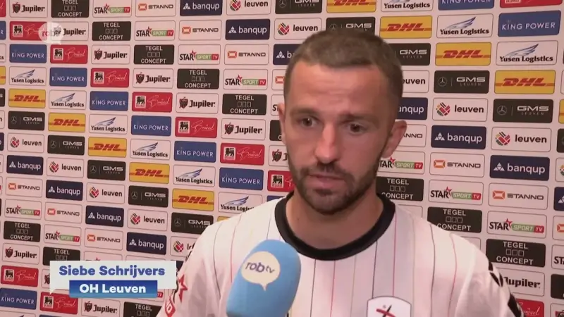 Siebe Schrijvers: "Heel ontgoocheld, we moeten kunnen volhouden tot het einde"