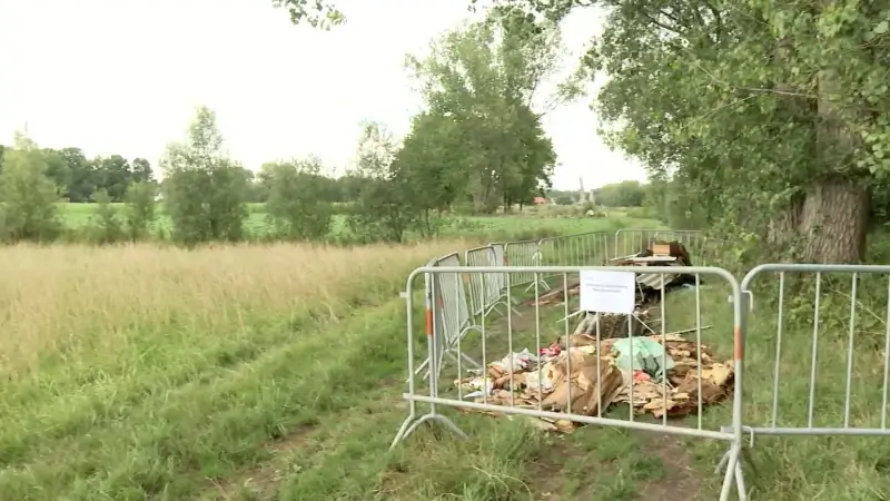 Asbeststort ontdekt op trage weg Bruylaek in Werchter