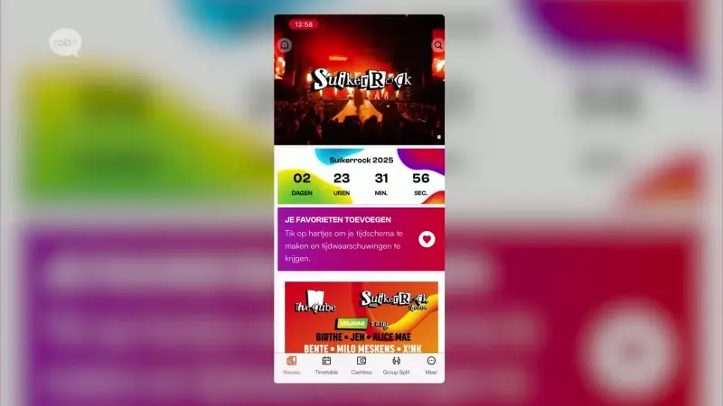 Suikerrock lanceert nieuwe app in aanloop van festivalweekend