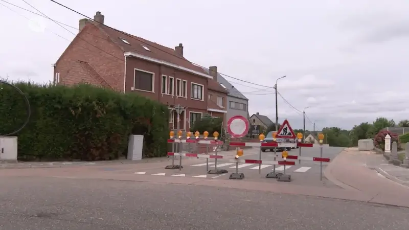 Karolingerslaan in Landen jaar lang afgesloten: stad maakt straat veiliger en legt twee waterbufferbekkens aan