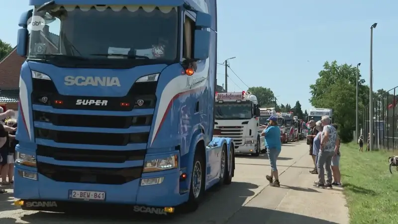 Hoogdag voor mensen met een beperking tijdens Truckershow in Bekkevoort: "Mooi weer om met de camion mee te rijden"