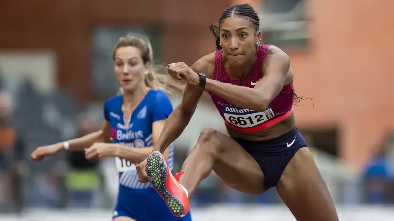 Drievoudige olympische kampioene Nafi Thiam neemt zaterdag deel aan 100 meter horden op Meeting voor Mon in Kessel-Lo