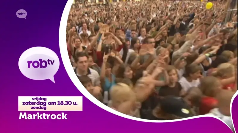 Mis niets van Marktrock! Kijk zaterdag om 18.30 uur naar de extra uitzending op ROBtv.