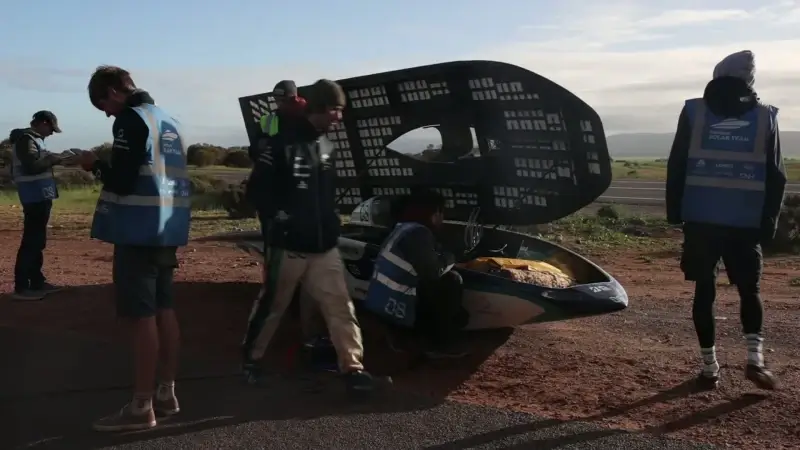 Solar Team van KU Leuven pakt brons op WK voor zonnewagens in Australië