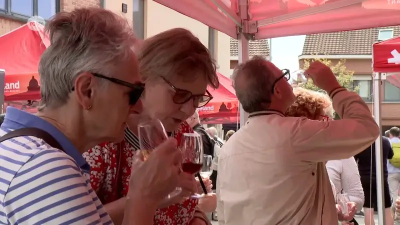 20ste jubileumeditie van de Wezemaalse Wijnfeesten: "Wij komen ieder jaar naar hier, het is goed weer en we kunnen lekkere wijn proeven"