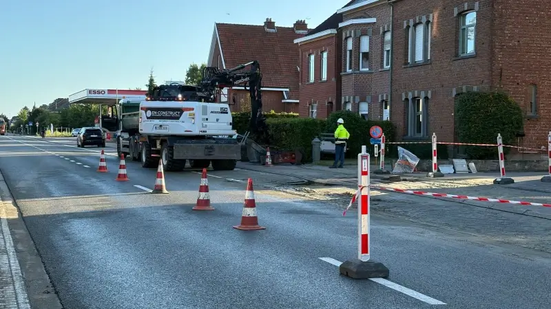 Opgelet: Aarschotsesteenweg in Leuven nog zeker tot volgende week maandag deels afgesloten