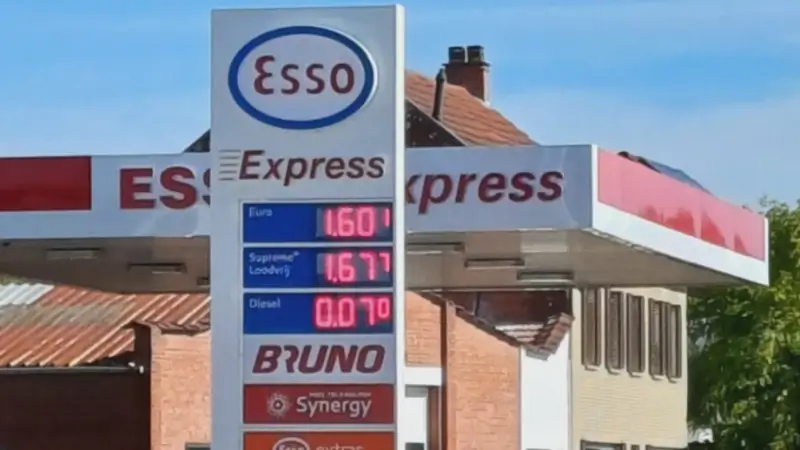 Bestuurders kunnen diesel aan 7 cent per liter kopen door technisch probleem bij Esso Express in Averbode en Langdorp