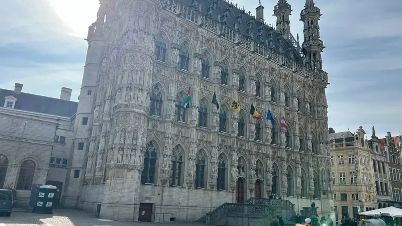 Hoofdafbeelding voor artikel Restauratie stadhuis van Leuven…