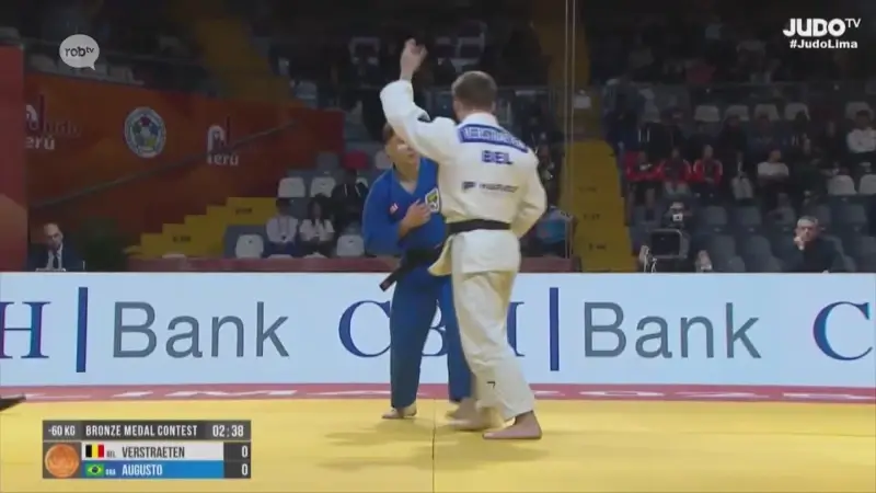 Jorre Verstraeten haalt in Lima derde podiumplaats in carrière op Grand Prix judo