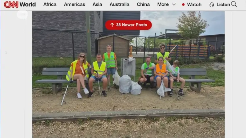 Hoofdafbeelding voor artikel CNN World merkt lokale zwerfvuilactie…