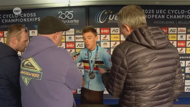 Thibau Nys behaalt zilver op EK veldrijden