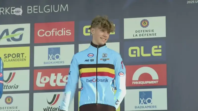 Giel Lejeune uit Rotselaar pakt brons op EK veldrijden bij de junioren: "Tevreden met podium, maar ook kleine ontgoocheling"