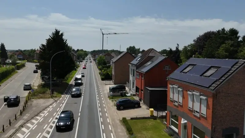 Hernieuwing voet- en fietspad aan de Provinciesteenweg In Haacht gestart