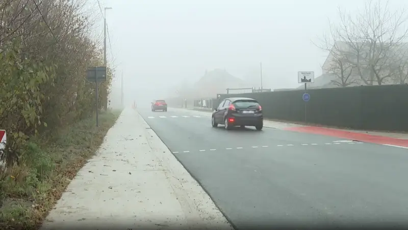 Bestuurder botst tegen elektriciteitspaal in de Wijnegemhofstraat in Kortenberg